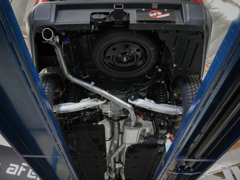 aFe 22-23 Ford Maverick EcoBoost L4 2.0L(t) Vulcan Series 2-1/2in 304 SS Cat-Back w/ Black Tip - Image 5