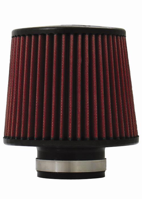 Injen High Performance Air Filter - 2.50 Black Filter 6 Base / 5 Tall / 5 Top - Image 2