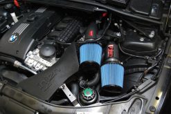 Injen 07-09 335i E92 / 08-09 135i E82 3.0L L6 Twin intake Wrinkle Black Short Ram Intake - Image 5