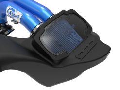 aFe 21-22 Ford F-150 Raptor V6-3.5L(tt) Momentum XP Cold Air Intake System - Blue w/ Pro 5R Filter - Image 6