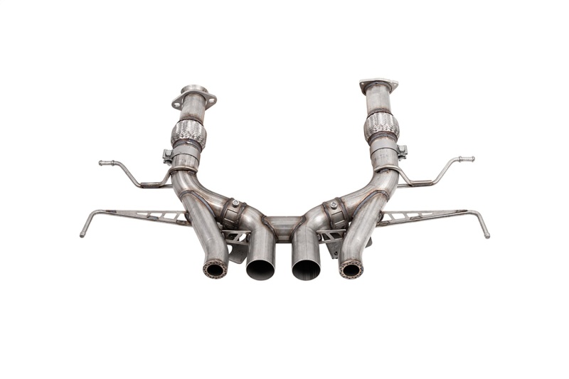 Corsa 2023 Chevrolet Corvette C8 Z06 3in Valved Cat-Back Exhaust Muffler Delete Track System w/o Tip - Image 2