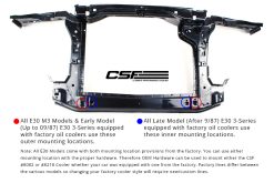 CSF BMW E30 Group A / DTM Race Style Oil Cooler - Image 8