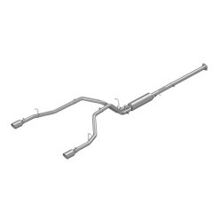 MBRP 2019 Ram 1500 5.7L (CrewCab/QuadCab ONLY) 2.5in Cat Back Dual Split Rear w/ 4.5in Tip - T409 - Image 3