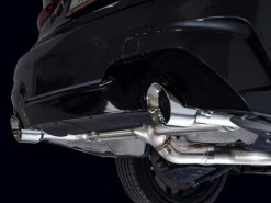 Alternative view of AWE 19-23 BMW 330i / 21-23 BMW 430i Base G2X Track Edition Axle Back Exhaust - Chrome Silver