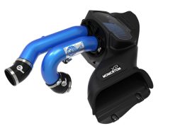 aFe 21-22 Ford F-150 Raptor V6-3.5L(tt) Momentum XP Cold Air Intake System - Blue w/ Pro 5R Filter - Image 3