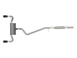 Alternative view of aFe Ford Bronco Sport 21-22 L3-1.5L (t)/L4-2.0L (t) Vulcan Cat-Back Exhaust System- Black Tips