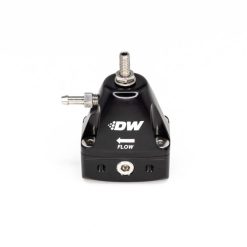 DeatschWerks DWR1000iL In-Line Adjustable Fuel Pressure Regulator - Black - Image 3