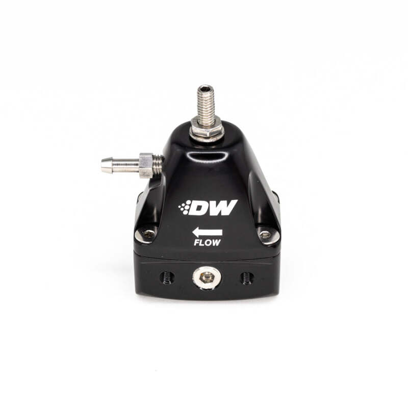 DeatschWerks DWR1000iL In-Line Adjustable Fuel Pressure Regulator - Black - Image 3