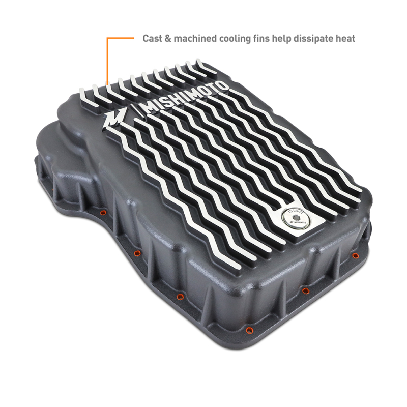 Mishimoto 2007.5 + Ram 6.7L Cummins 68RFE Transmission Pan - Cast - GR - Image 3