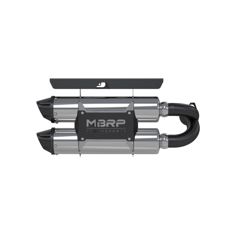 MBRP 2014 Polaris RZR XP 1000 Stacked Dual Slip-On Performance Series Exhaust - Image 2