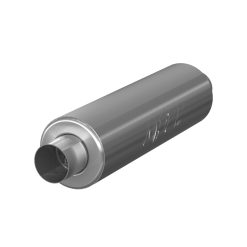 Alternative view of MBRP Universal Chambered Muffler 3in Inlet/Outlet 20in Body T409 (NO DROPSHIP)