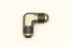 DeatschWerks 8AN Male Flare To 8AN Male Flare 90-Degree Coupler Fitting - Image 5