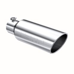 Alternative view of MBRP Universal Tip 6in OD Rolled End 4in Inlet 18in Length T304