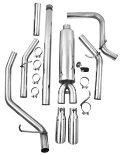 MBRP 14 Chevy/GMC 1500 Silverado/Sierra 4.3L V6/5.3L V8 Dual Split Side T409 3in Cat Back Exhaust - Image 4
