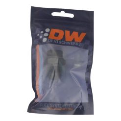 Alternative view of DeatschWerks 10AN ORB Male to 10 AN Male Flare Adapter (Incl O-Ring) - Anodized Matte Black