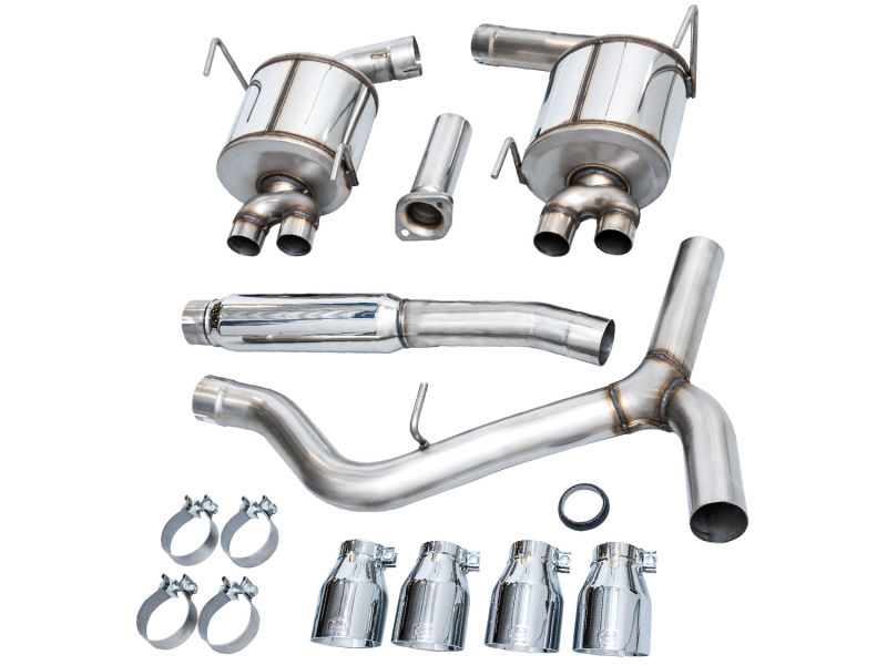 AWE Tuning 2022+ VB Subaru WRX Touring Edition Exhaust - Chrome Silver Tips - Image 12