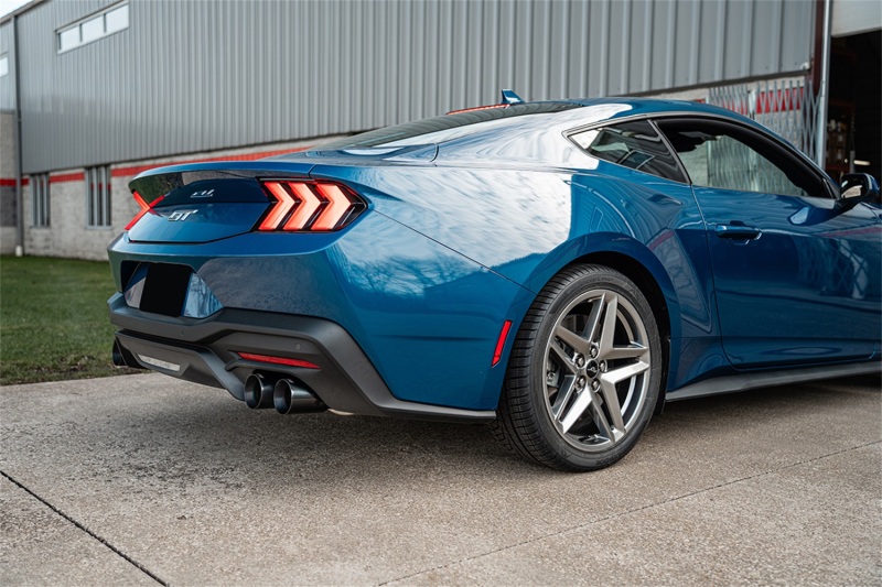 Corsa 2024-2024 Ford Mustang V8 5.0L 3in Axle-Back Exhaust System w/ Twin 4in Black Straight Tips - Image 2