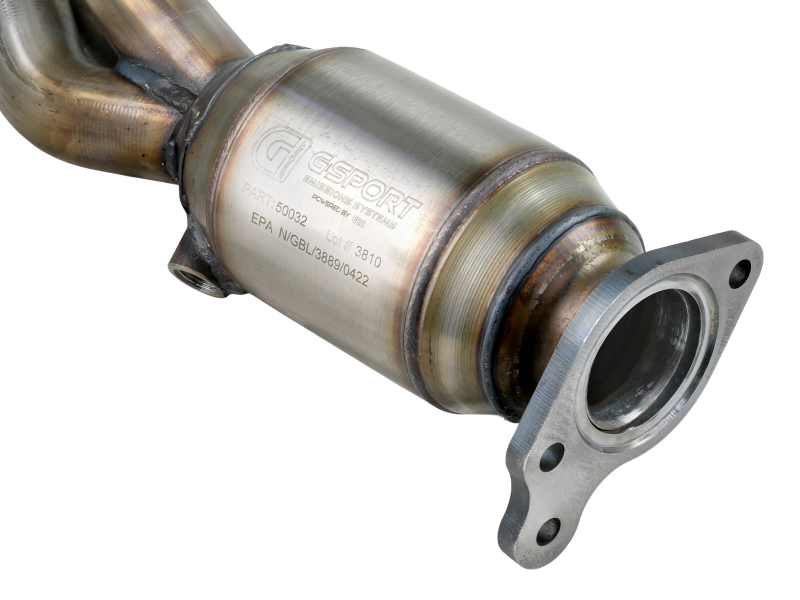 aFe 05-11 Toyota Tacoma V6-4.0L Twisted Steel 409 Stainless Steel Long Tube Header w/ Cat - Image 3