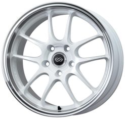 Alternative view of Enkei PF01 17x9 5x114.3 35mm Offset 75mm Hub Bore - White Machined