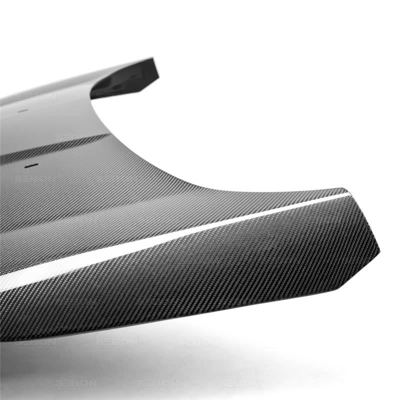 Seibon 14+ Ford Fiesta OE Style Carbon Fiber Hood - Image 9