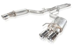 Alternative view of Stainless Works 2018+ Ford Mustang GT 3in Legend Series Catback H-Pipe w/Active Valves & Quad Tips