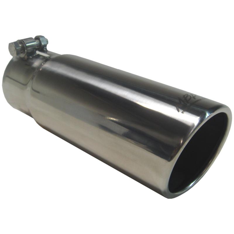 MBRP Universal Tip 3in O.D. Angled Rolled End 3 inlet 10 length - Image 3