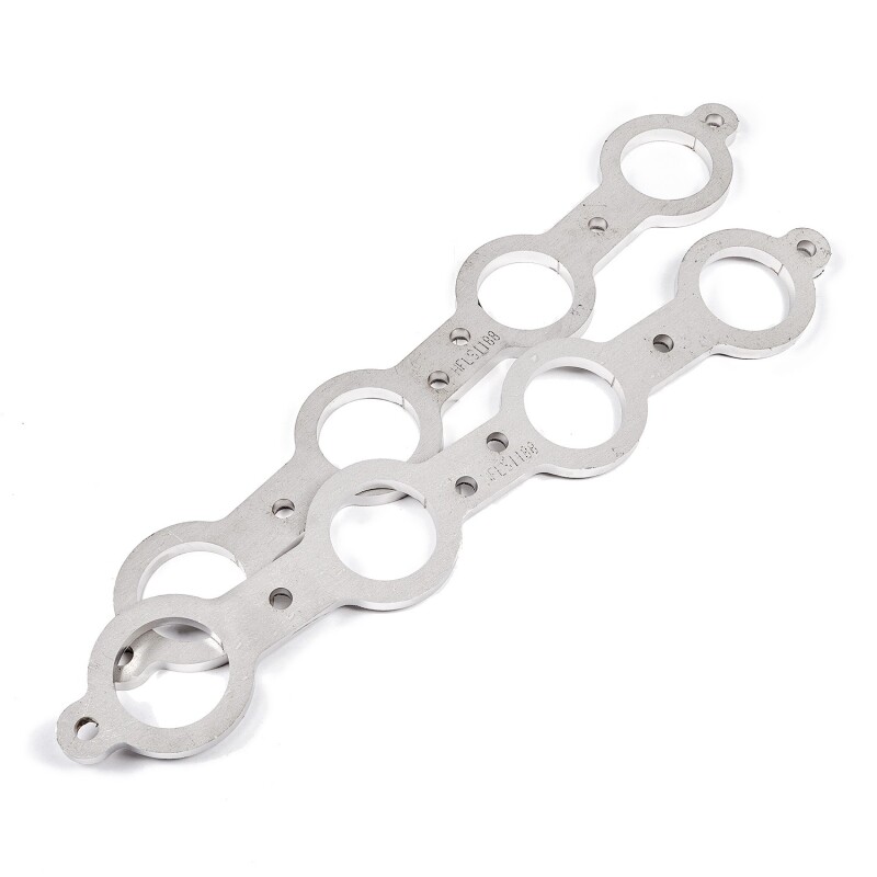 Stainless Works Chevrolet LS1/LS6 Round Port Header 304SS Exhaust Flanges 2in Primaries - Image 2