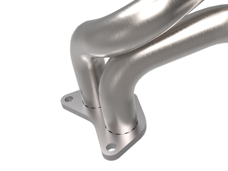 aFe Twisted Steel 304 Stainless Steel Header w/ Cat 13-19 Subaru Outback H4-2.4L - Image 5