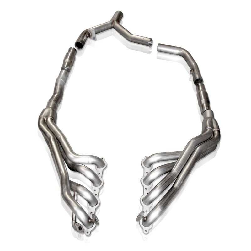 Stainless Works Chevy Camaro/Firebird 1998-99 Headers Catted Y-Pipe - Image 2