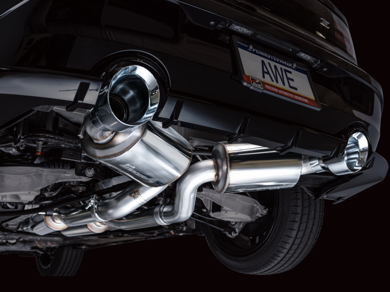 AWE 2023 Nissan Z RZ34 RWD Touring Edition Catback Exhaust System w/ Chrome Silver Tips - Image 18