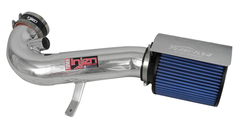 Injen 11 Ford Mustang GT V8 5.0L Power-Flow Polished Short Ram Air Intake w/ MR Tech & Heat Shield - Image 2