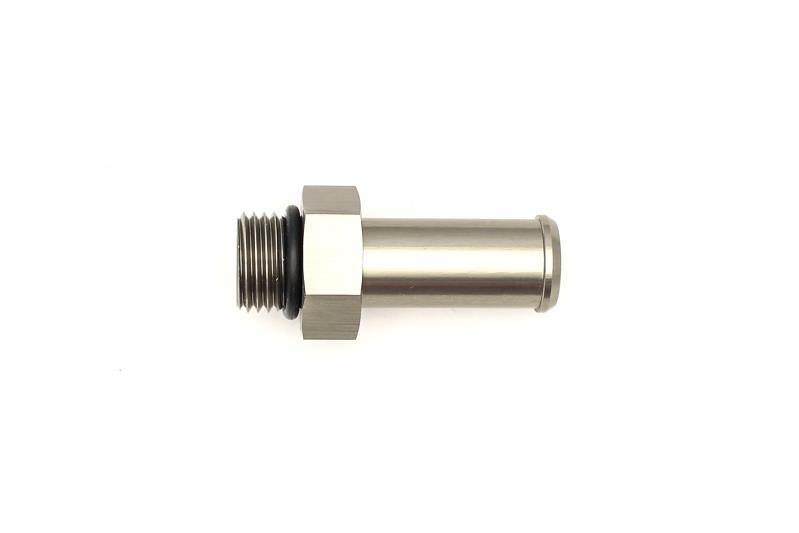 DeatschWerks 6AN ORB Male To 1/2in Barb Fitting (Single Barb - Incl O-Ring)