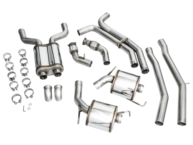 AWE Audi 2019-2023 C8 A6/A7 3.0T Touring Edition Cat-back Exhaust- Turn Downs - Image 13