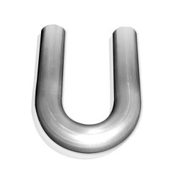 Alternative view of Stainless Works 1 1/2in 180 degree mandrel bend