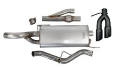 Roush 21-24 Ford F-150 5.0L V8 Side Exit Catback Active Ready Exhaust w/ Black Tips