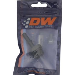 Alternative view of DeatschWerks 10AN ORB Male to 5/16in Male EFI Quick Connect Adapter - Anodized Matte Black