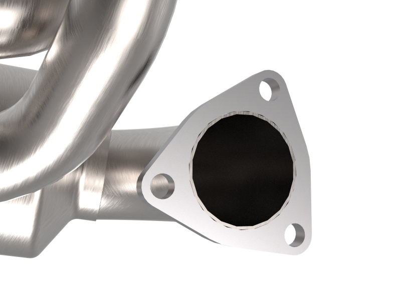 aFe Twisted Steel 304 Stainless Steel Header w/ Cat 13-19 Subaru Outback H4-2.4L - Image 3
