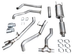 AWE 0FG Exhaust for 3rd Gen Toyota Tundra - Dual Chrome Silver Tips - Image 12