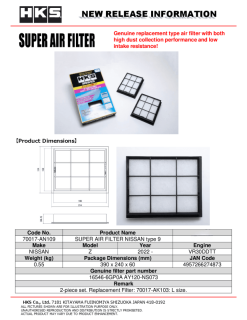 HKS SUPER AIR FILTER NISSAN TYPE9 - Image 2
