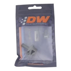 Alternative view of DeatschWerks 8AN ORB Male to 5/16in Male Barb Fitting (Incl O-Ring) - Anodized Matte Black