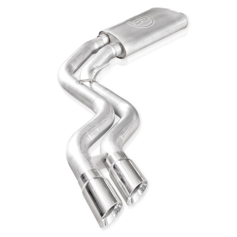 Stainless Works 2015-18 F-150 Exhaust X-Pipe Resonator Muffler Exits In Front Of Passenger Rear Tire - Image 2