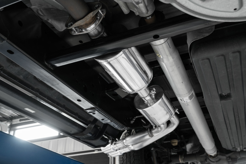 MBRP 15-20 Ford F150 T304 Pre-Axle 4in OD Tips Dual Outlet 3in Cat Back Exhaust - Image 6