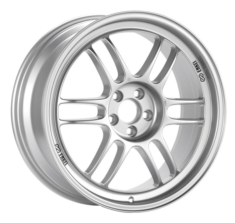 Enkei RPF1 17x8.5 5x114.3 30mm Offset 73mm Bore Silver Wheel Evo 8/9