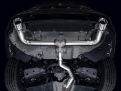 AWE 19-23 BMW 330i / 21-23 BMW 430i Base G2X Track Edition Axle Back Exhaust - Chrome Silver - Image 11