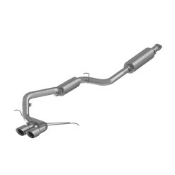 Alternative view of MBRP 13-14 Ford Focus ST 2.0L EcoBoost Dual Center Outlet T304 3in Cat Back