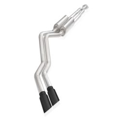 Stainless Works 2020-21 Silverado HD 6.6L Redline Catback Black Tips