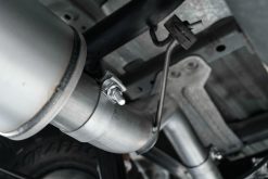 Alternative view of MBRP 2019 Ford Ranger Ecoboost 2.3L 4in OD Tip Single Side Exit 3in T304 Cat Back
