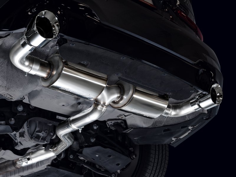 AWE 19-23 BMW 330i / 21-23 BMW 430i Base G2X Touring Axle Back Exhaust - Chrome Silver - Image 13
