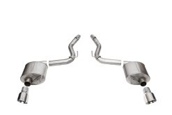 Corsa 2024 Ford Mustang GT Touring Axle-Back Dual Rear Exit with 4.5in Pro Series Polished Tips - Image 2