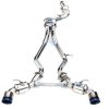 Invidia 2019+ Toyota Supra Dual N1 w/ Valve Rolled Titanium Tip Cat-back Exhaust